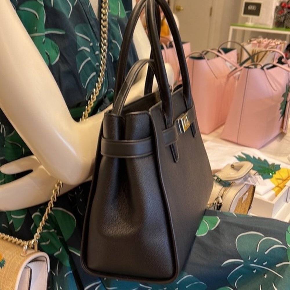 Kate Spade Lucia Medium Satchel Black - Picture 12 of 16